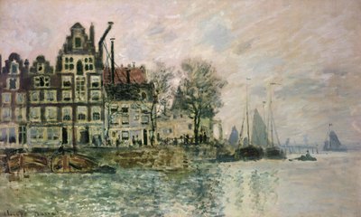 The Port of Amsterdam, c.1873 by Claude Monet